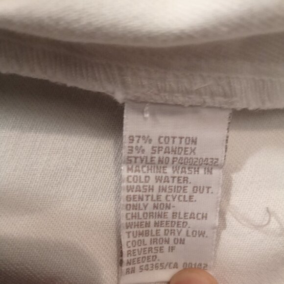 TanJay Ladies Size 16 Petite White Jean 2 Piece Suit - Picture 4 of 10